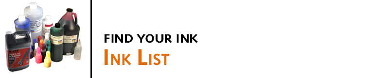 Indiana Stamp carries many types of ink for any marking purpose. Let us help you find the best ink! Email sales@indianastamp.com with questions.